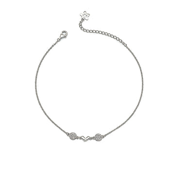 Silver Claire’s Anklet