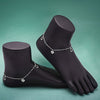 Silver Annie Pair of Anklets