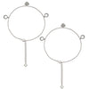 Silver Annie Pair of Anklets