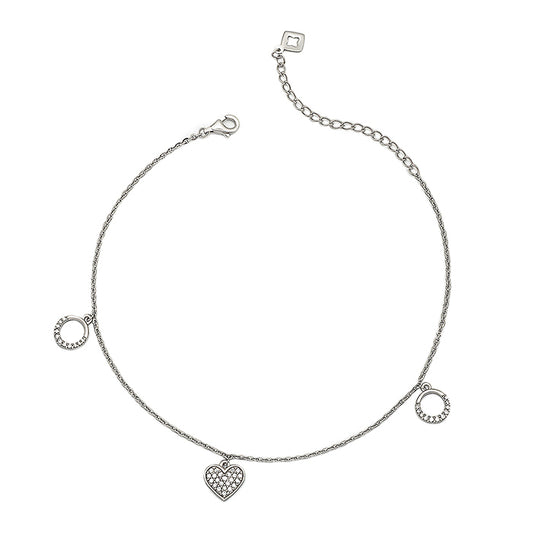Silver Annie Anklet