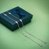 Silver Maria Pair of Anklets