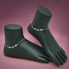 Silver Isabelle Pair of Anklets