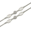 Silver Isabelle Pair of Anklets