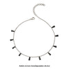 Silver Radiant Anklet (Black)