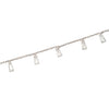 Silver Radiant Anklet (White)