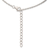 Silver Royal Crystal Anklet (Black)