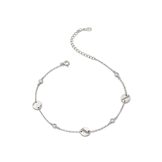 Silver Shine Anklet