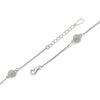 Silver Round Orb Anklet