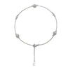 Silver Round Orb Anklet