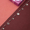 Silver Glory Star Anklet