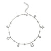 Silver Glory Star Anklet