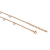 Rose Gold Royal Crystal Pair of Anklets