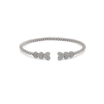 Silver Triple-love Kada