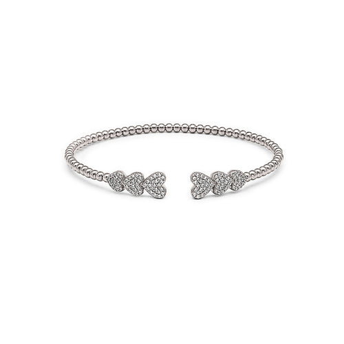 Silver Triple-love Kada