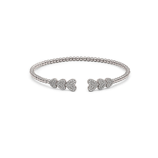 Silver Triple-love Kada