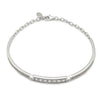 Silver Crystal Femme Bracelet