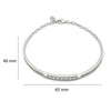 Silver Crystal Femme Bracelet