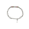 Silver Colour Palate Bracelet