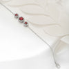 Silver Red Royalty Bracelet