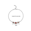 Silver Red Royalty Bracelet