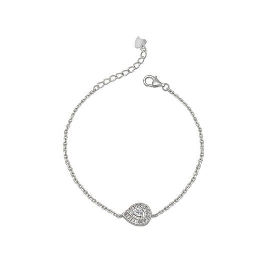 Silver Princess Diana Bracelet