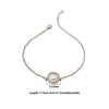 Silver Dainty Heart Bracelet (MOP)