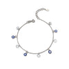 Silver Crystal Evil Eye Bracelet