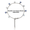 Silver Crystal Evil Eye Bracelet