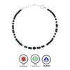 Silver Black Knight Twinkle Bracelet