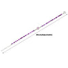 Silver Purple Heart Twinkle Bracelet