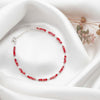 Silver Red Twinkle Bracelet