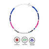 Silver Multicolour Twinkle Bracelet