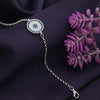 Silver Centre Evil Eye Bracelet