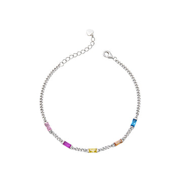 Silver Multicolor Bracelet