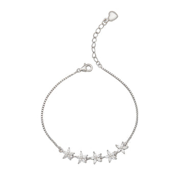 Silver Starred Bracelet