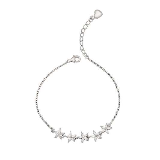 Silver Starred Bracelet