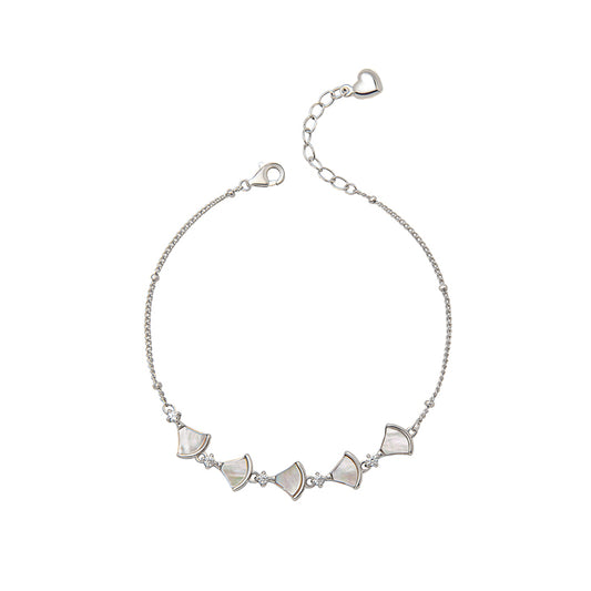 Silver Mermaid Tail Bracelet