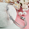 Silver Alligned Kada