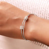 Silver Alligned Kada