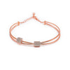 Rose Gold Alligned Kada
