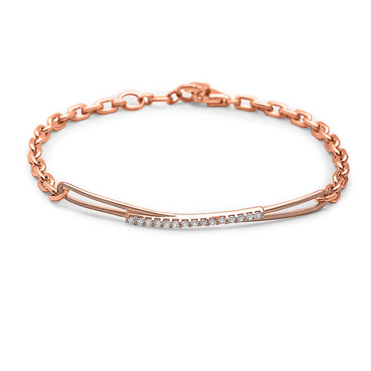 Rose Gold Bridge bracelet