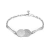 Silver Merging bracelet