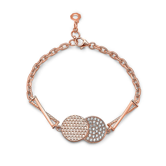 Rose Gold Merging Bracelet