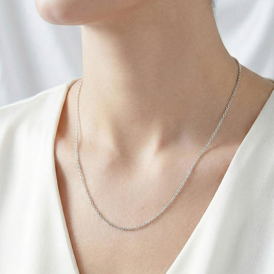 Silver Link Chain 18inch