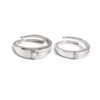 Silver Young Love Couple Rings