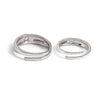 Silver Young Love Couple Rings