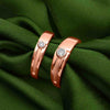 Rose Gold Young Love Couple Rings