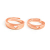 Rose Gold Better Half Couple Rings