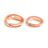 Rose Gold Better Half Couple Rings