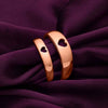 Rose Gold Better Half Couple Rings